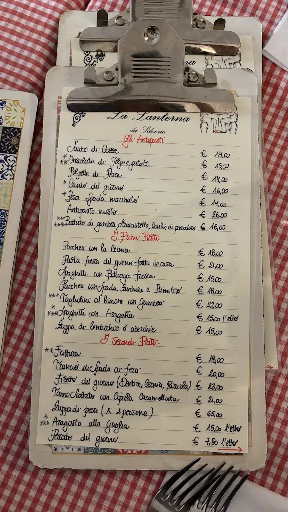 Menu_Trattoria la Lanterna da Silverio_Le Forna_immagine_1