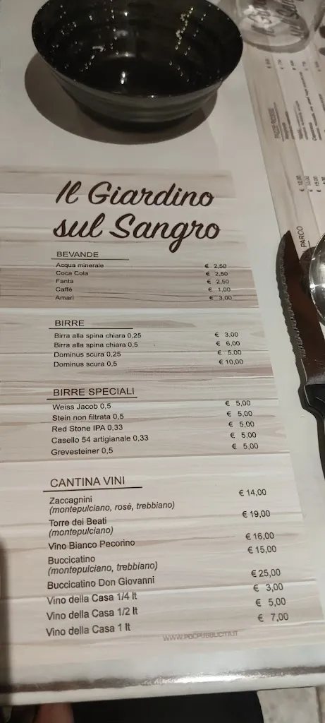 Menu_Pizzeria Il Giardino Del Sangro_Villetta Barrea_image_2