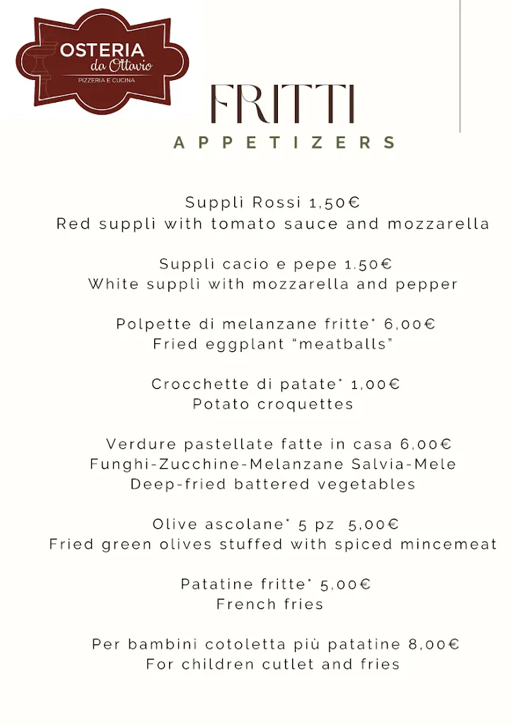 Menü_Osteria da Ottavio_Manziana_Bild_1