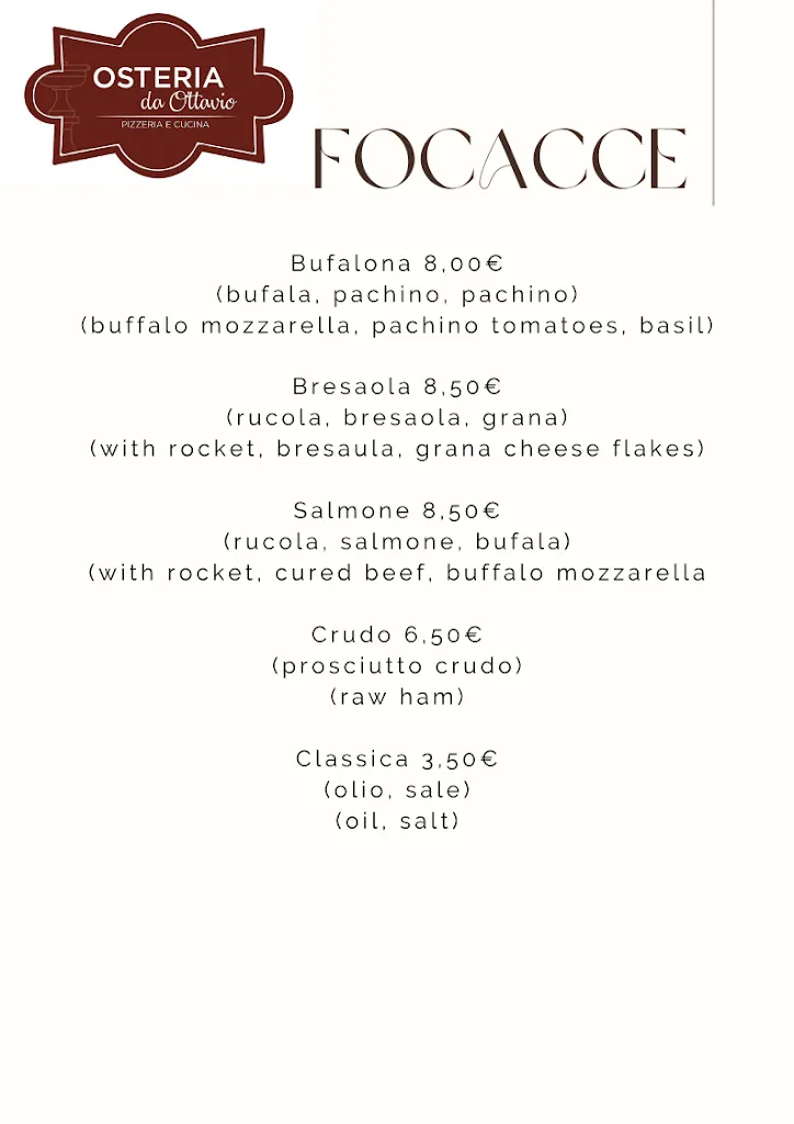 Menü_Osteria da Ottavio_Manziana_Bild_4