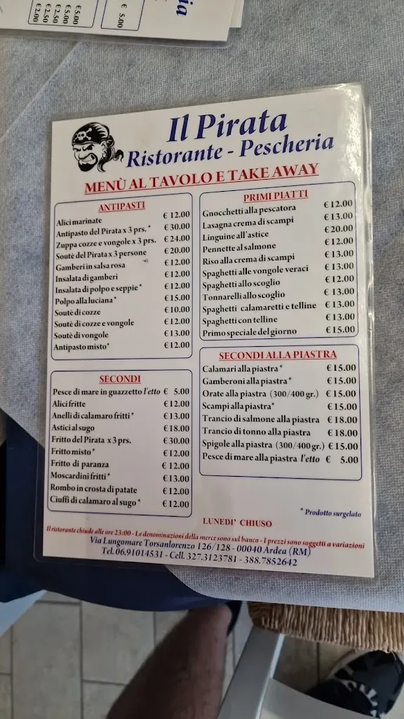 Menu_Paparella Il Pirata_Marina di Ardea-Tor San Lorenzo_image_1