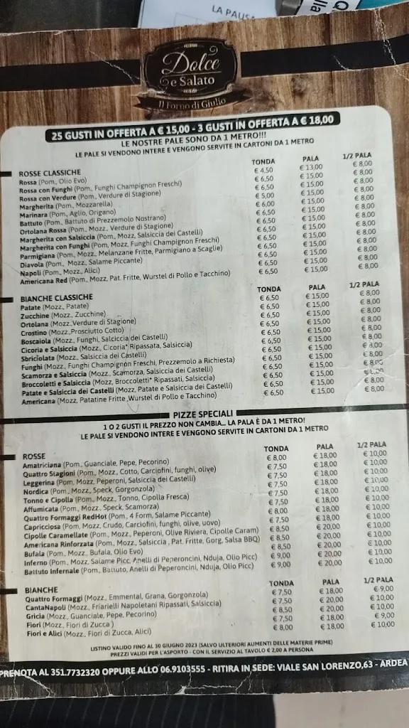 Menu_Dolce e Salato_Marina di Ardea-Tor San Lorenzo_immagine_1