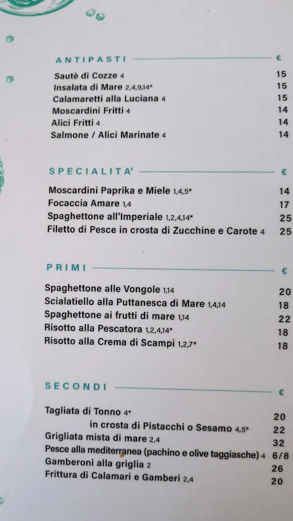 Menu_AMARE_Marina San Nicola_imagen_2