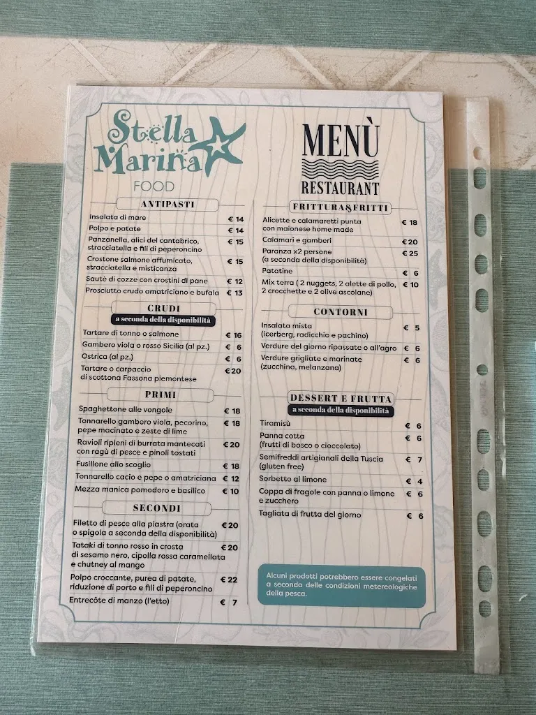 Menu_Stabilimento Stella Marina_Marina San Nicola_immagine_2