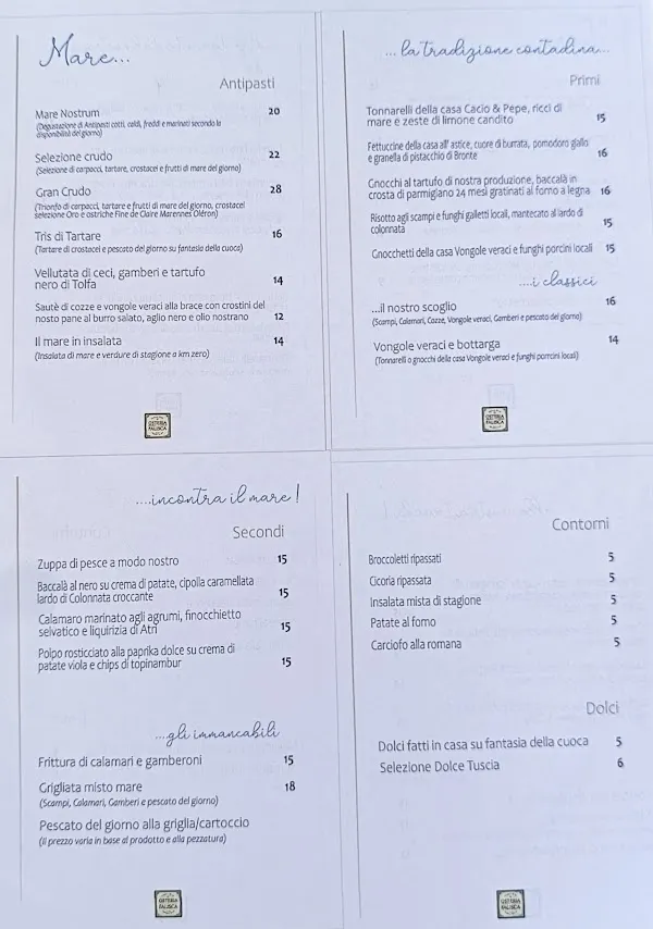 Menu_Osteria Falisca_Mazzano Romano_immagine_1