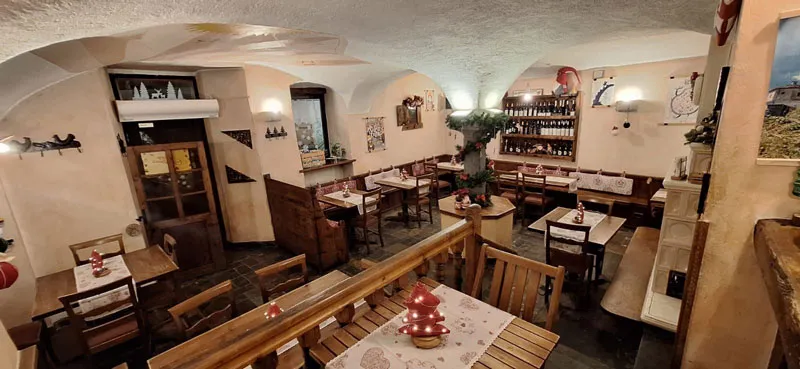 Le Cadran Solaire restaurant in Antagnod