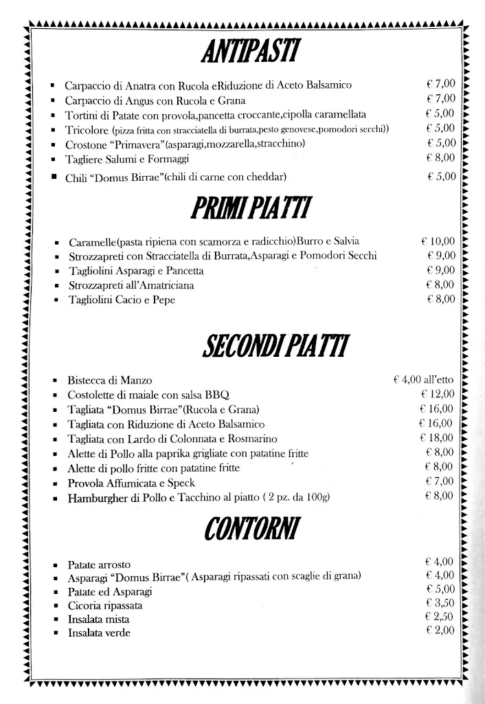 Menu_Domus Birrae Risto-Pub_Mazzano Romano_immagine_1