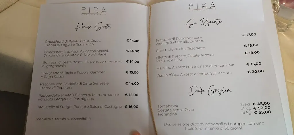 Menu_Pira Ristorante Montalto di Castro_Montalto di Castro_image_1
