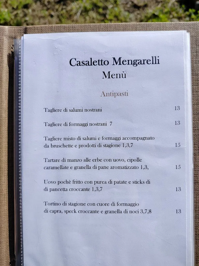 Menu_Casaletto Mengarelli_Montalto di Castro_image_1