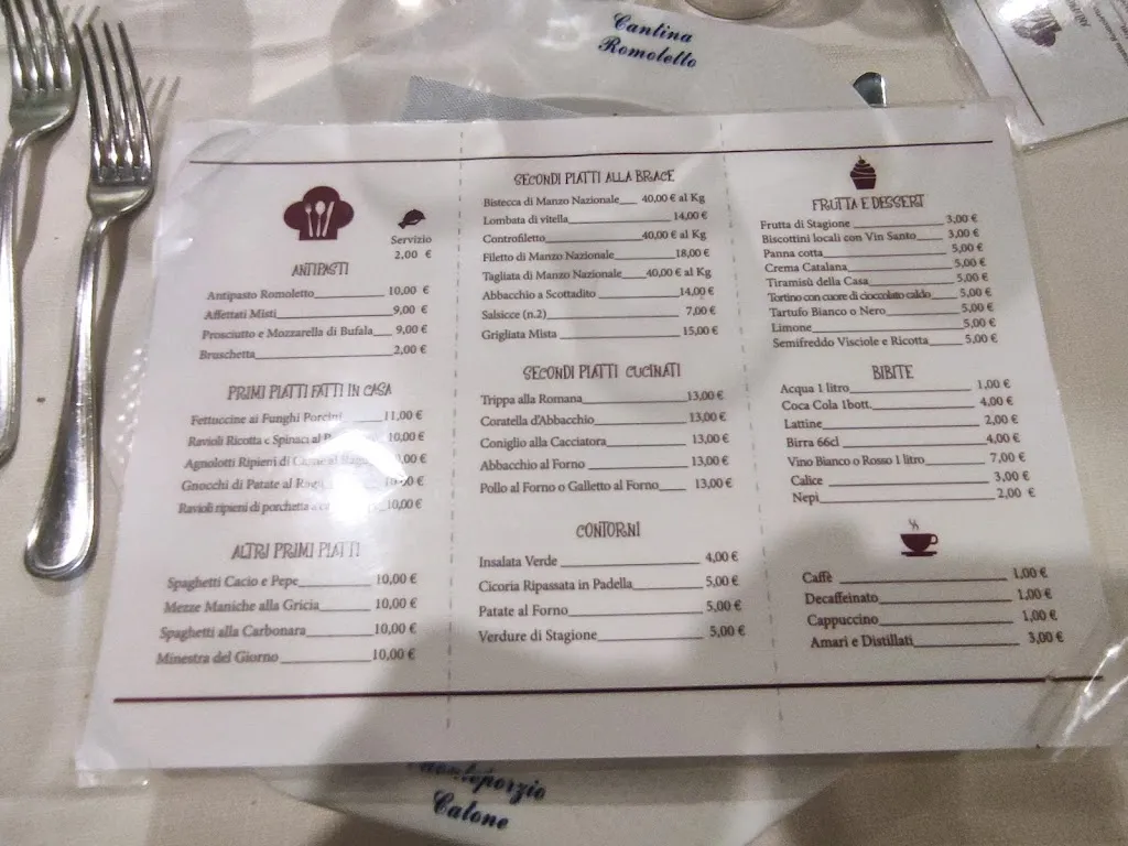 Menu_Ristorante Cantina Romoletto_Monte Porzio Catone_image_2