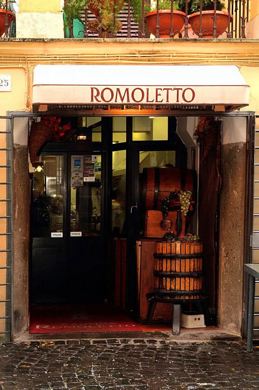 Ristorante Cantina Romoletto restaurant in Monte Porzio Catone