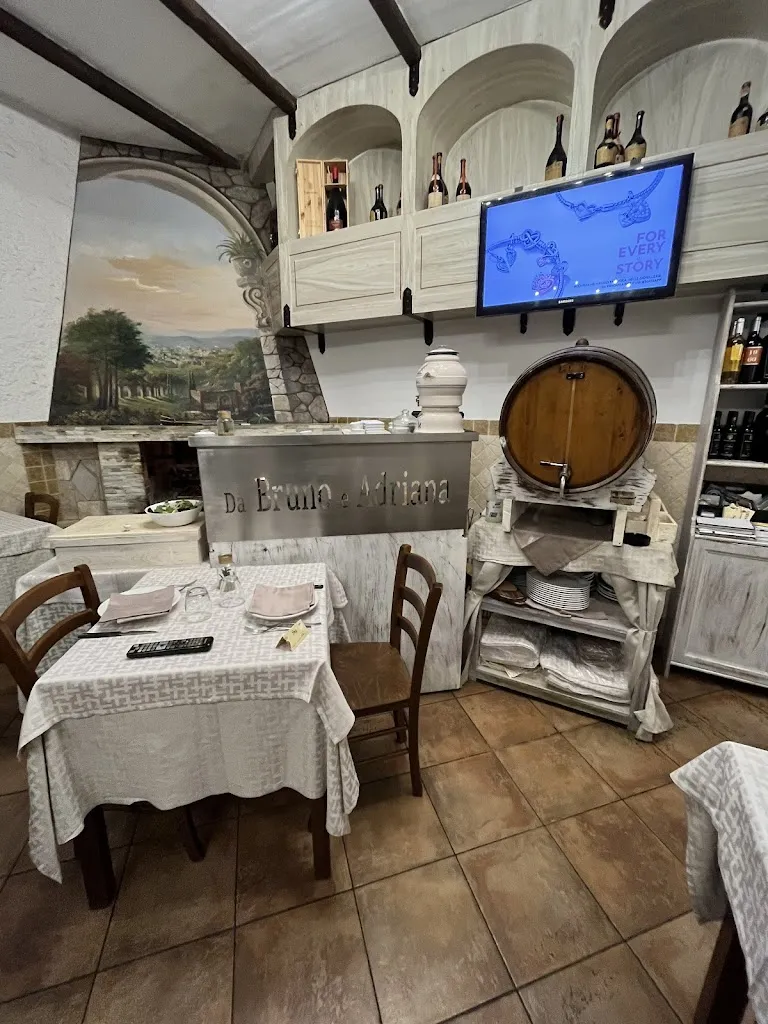 Da Bruno restaurant in Monte Porzio Catone
