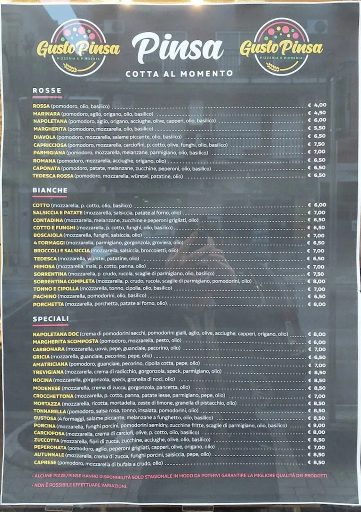 Menu_GustoPinsa Minturno_Minturno_immagine_4