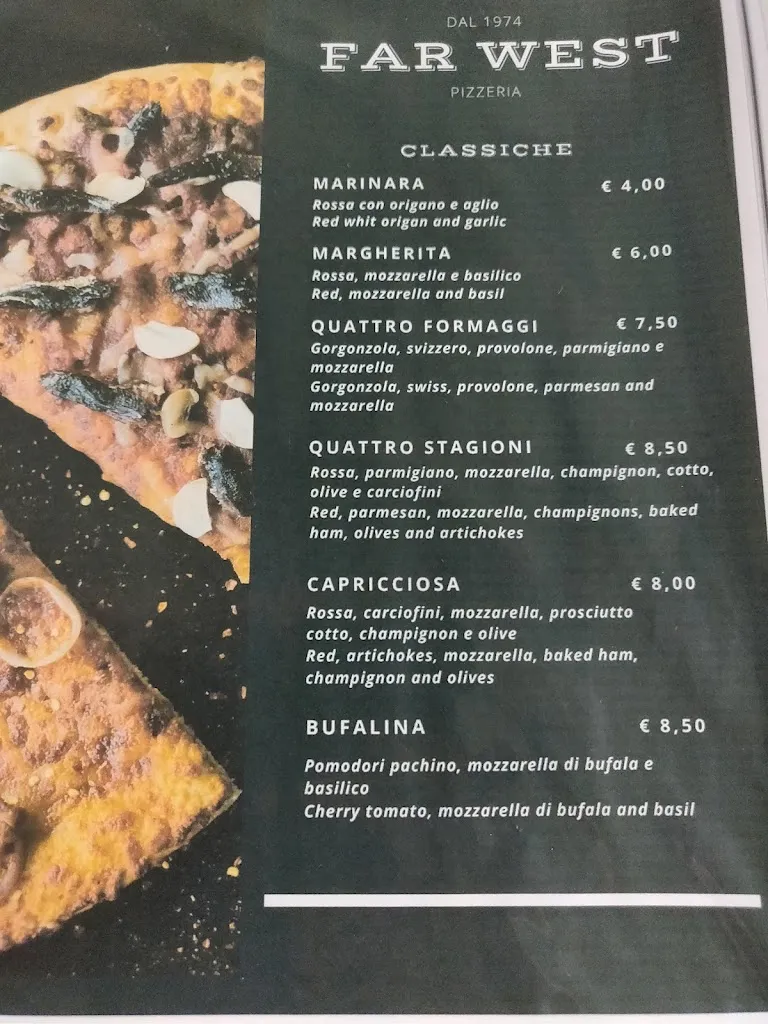 Menu_Far west trattoria pizzeria_Minturno_immagine_2