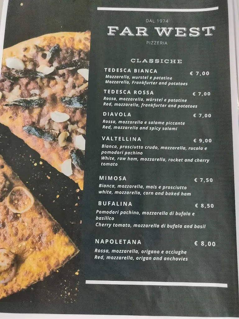 Menu_Far west trattoria pizzeria_Minturno_immagine_4