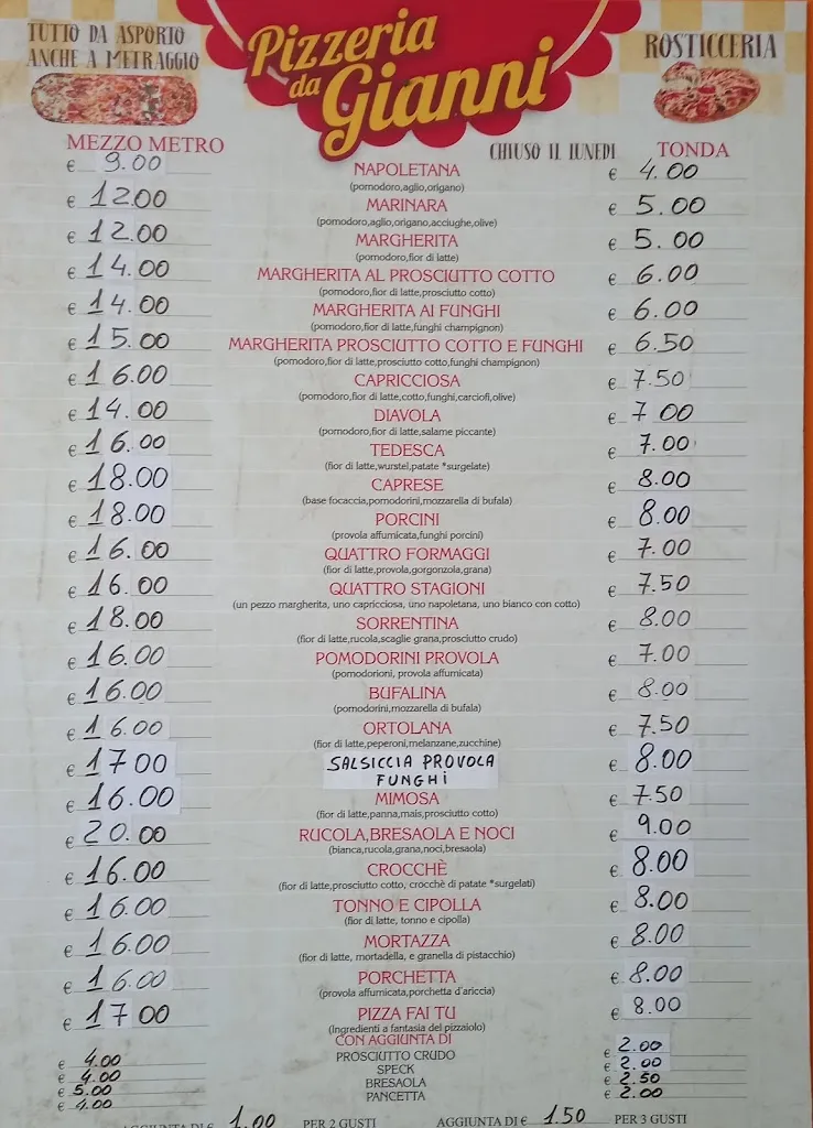 Menu_Pizzeria da gianni_Minturno_image_1