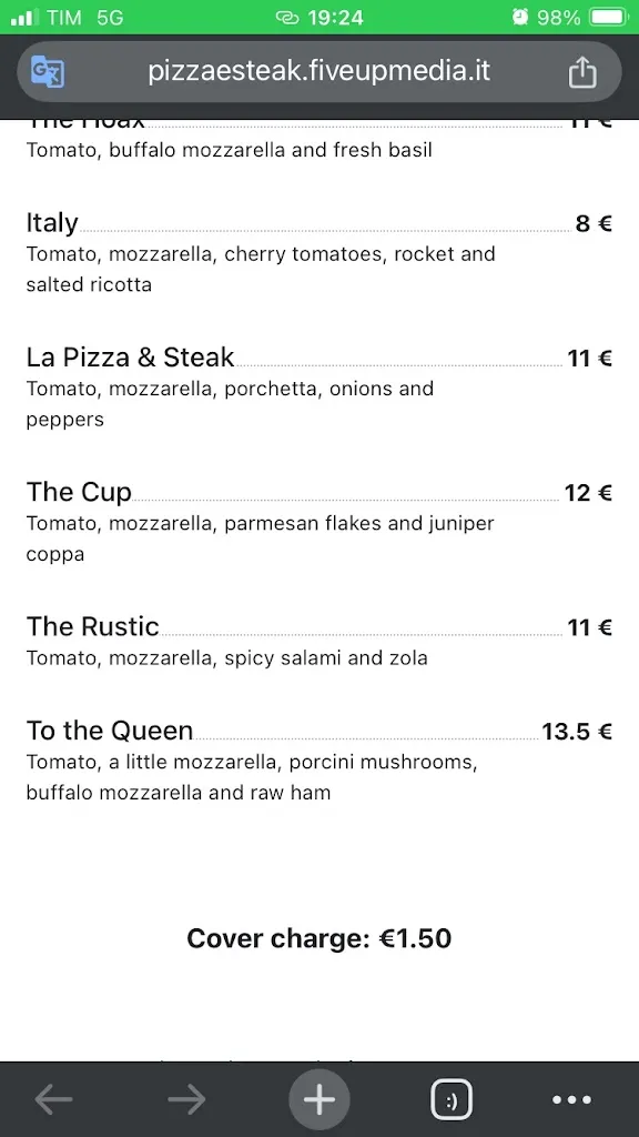 Menu_Ristorante Pizza & Steak_Antey-Saint-Andrè_image_3