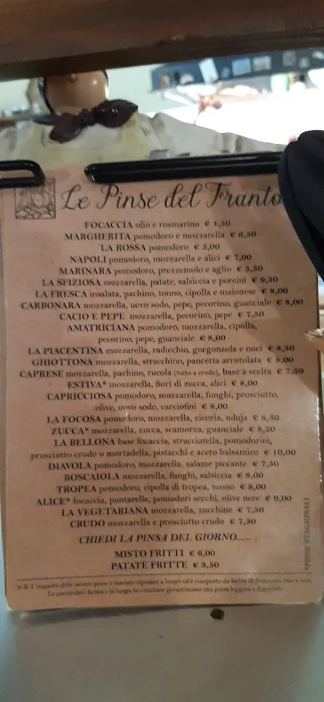 Menu_Trattoria Pinseria Al Frantoio_Montelanico_image_1