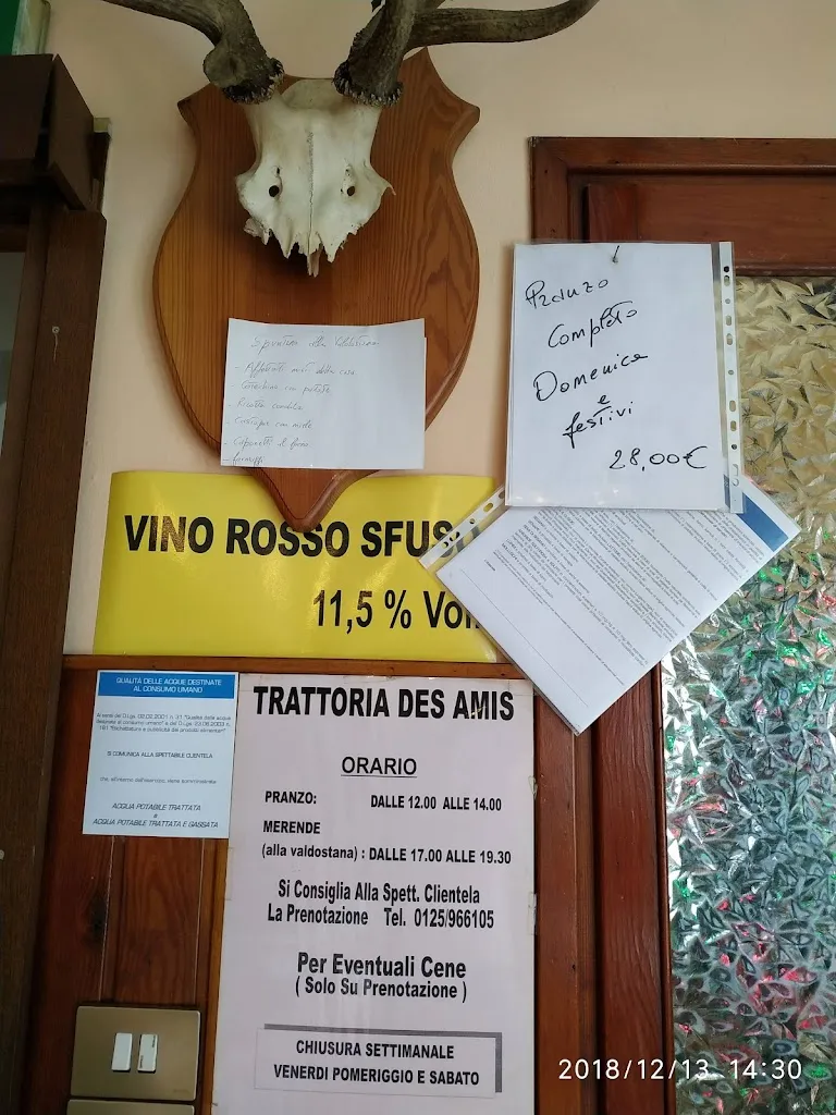 Menu_Trattoria Des Amis_Arnad_image_1