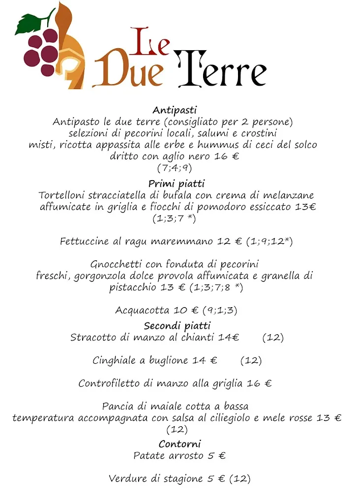 Menu_Ristorante Le Due Terre_Montefiascone_image_1
