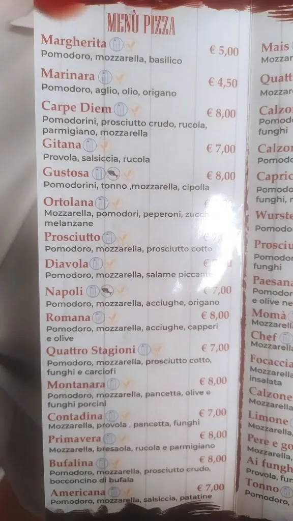 Menu_Pizzeria Ristorante Carpe Diem Montefiascone_Montefiascone_immagine_2
