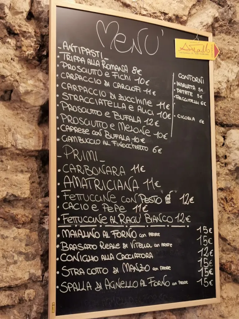 Menü_Osteria Antonello_Monterotondo_Bild_2