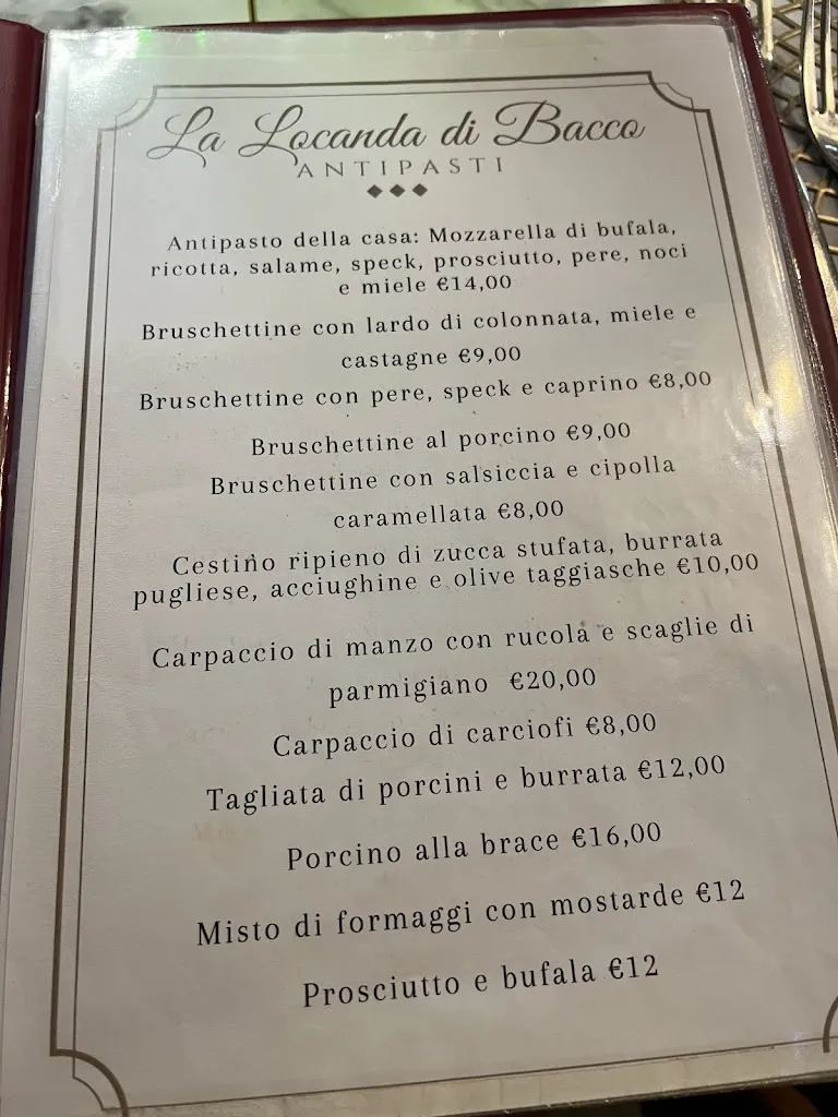 Menu_Locanda Di Bacco_Monterotondo_immagine_2
