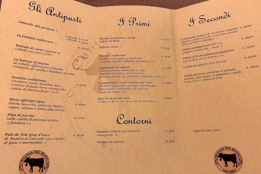 Menu_Cantina Du Clou_Arvier_image_2