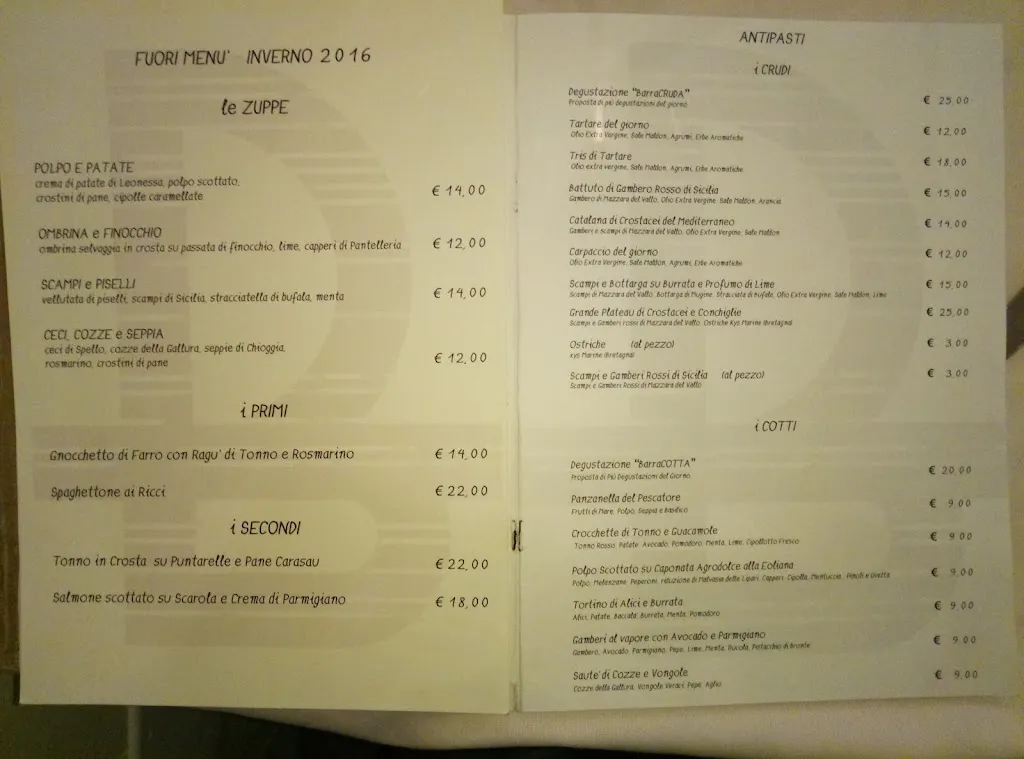 Menu_Barra Pescheria con Cucina - Monterotondo_Monterotondo_image_4