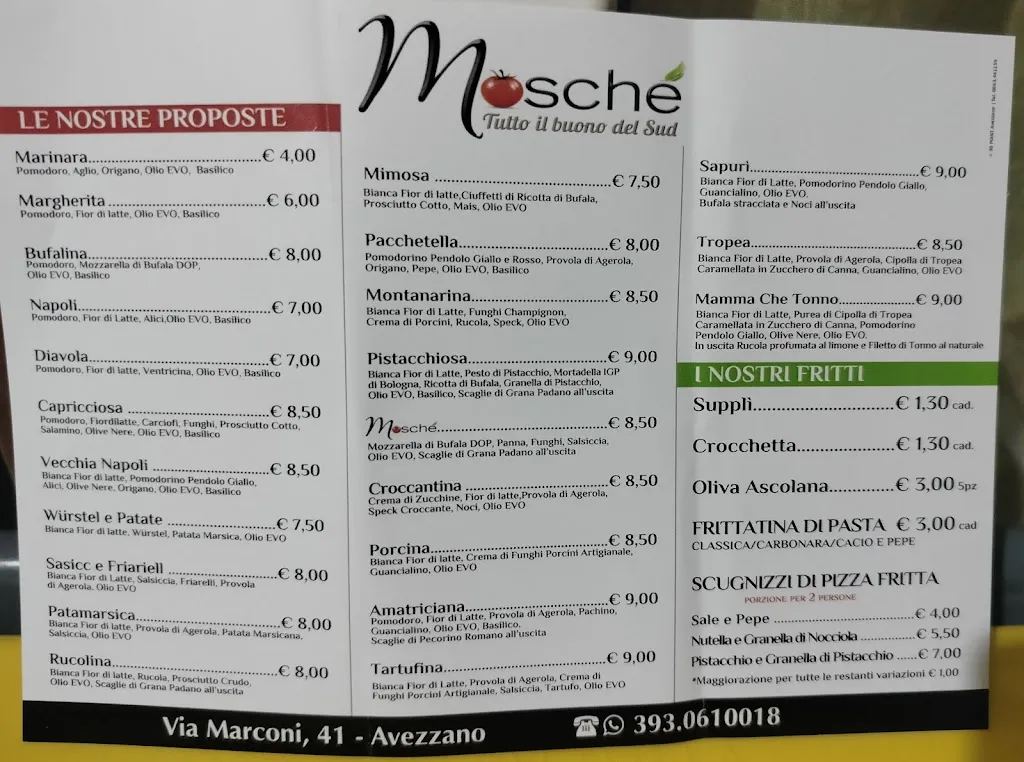 Menu_Moschè - Pizzeria Napoletana_Avezzano_image_1