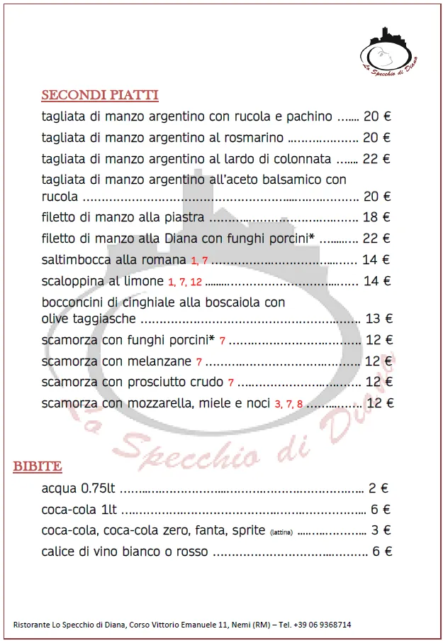 Menu_Ristorante e Albergo Diffuso Lo Specchio di Diana_Nemi_immagine_3