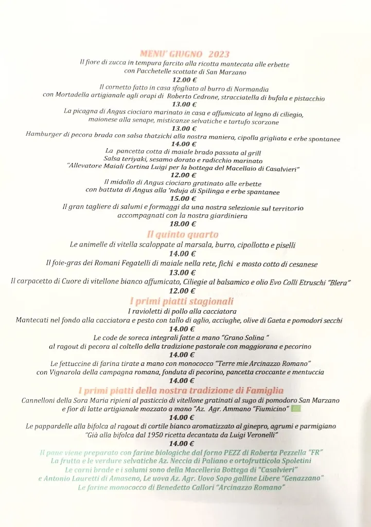 Menu_Ristorante Sora Maria e Arcangelo_Olevano Romano_image_3