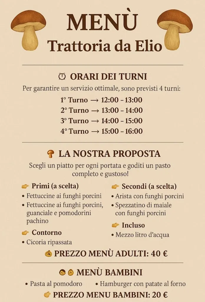 Menu_Trattoria da Elio_Oriolo Romano_image_1