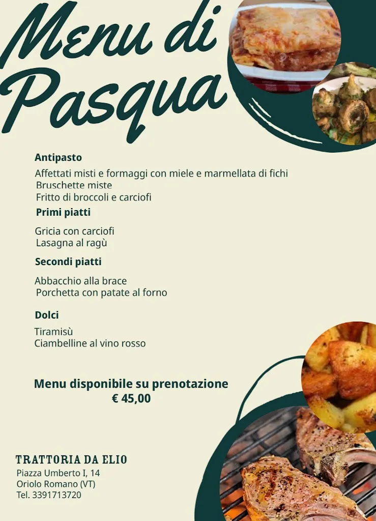 Menu_Trattoria da Elio_Oriolo Romano_image_2