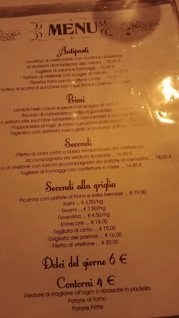 Menu_La Pecora Ladra_Orte_immagine_4