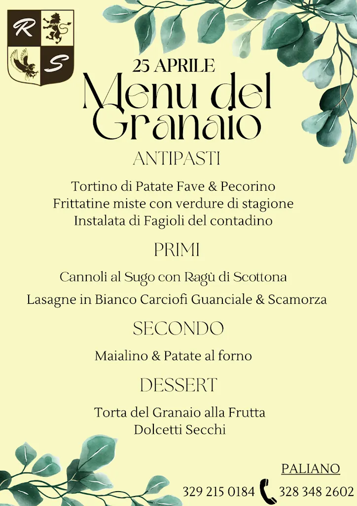 Menu_L'Antico Granaio_Paliano_image_1