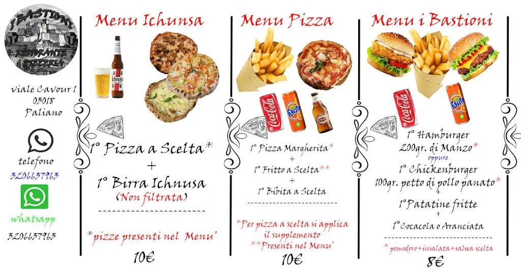 Menu_Trattoria Pizzeria I Bastioni_Paliano_image_1