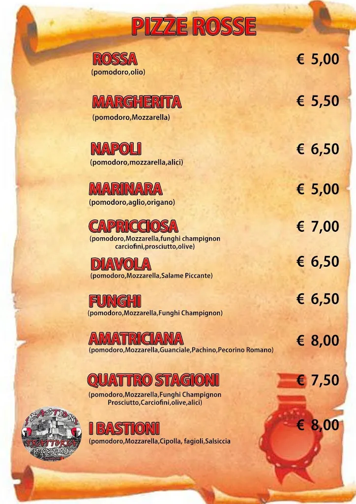 Menu_Trattoria Pizzeria I Bastioni_Paliano_image_4