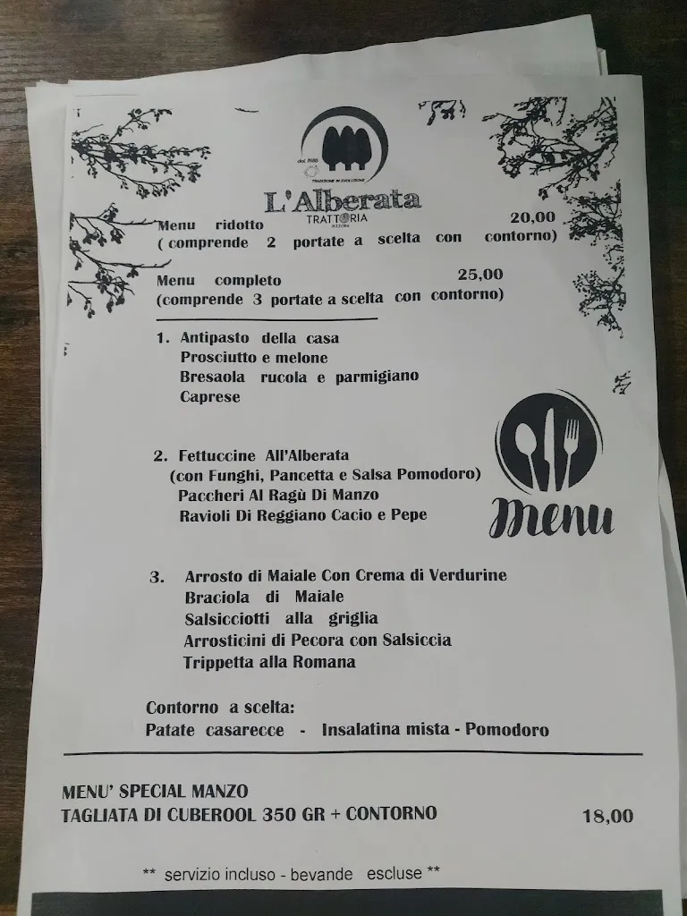 Menu_Trattoria Pizzeria L'Alberata_Pastena_image_2