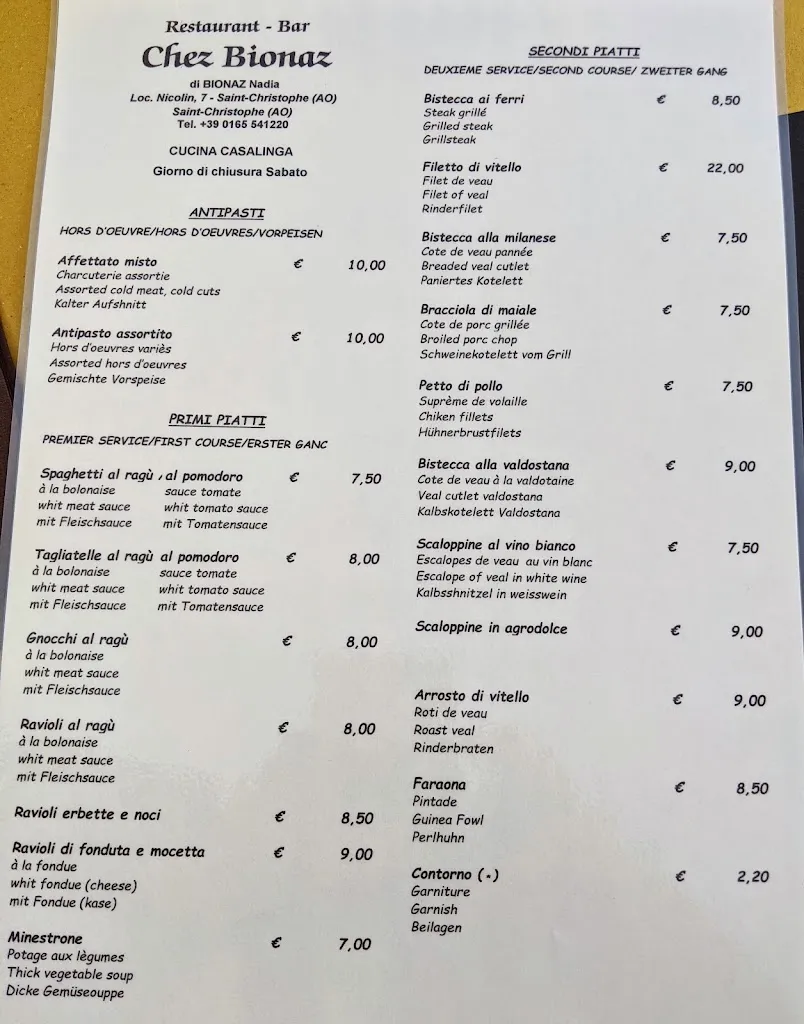 Menu_Ristorante Bar Chez Bionaz_Bionaz_image_2
