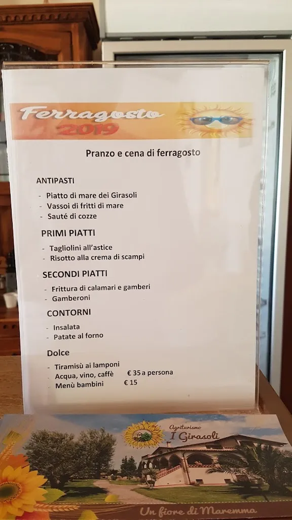 Menu_Ristorante I Girasoli_Pescia Romana_image_1