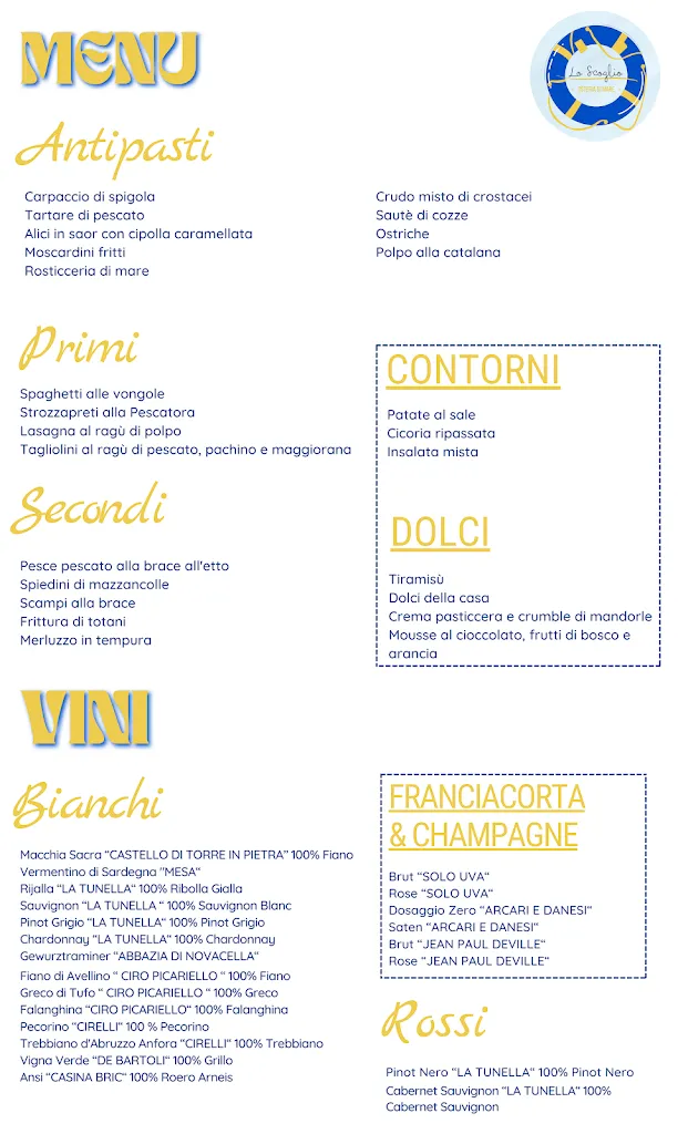 Menu_Ristorante Stabilimento Lo Scoglio_Passoscuro_image_1