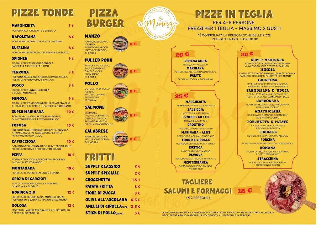 Menu_La Mimosa_Poggio Mirteto_image_1