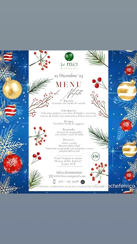 Menu_Le Felci Bistrot Restaurant e Bici Grill_Poggio San Lorenzo_image_2