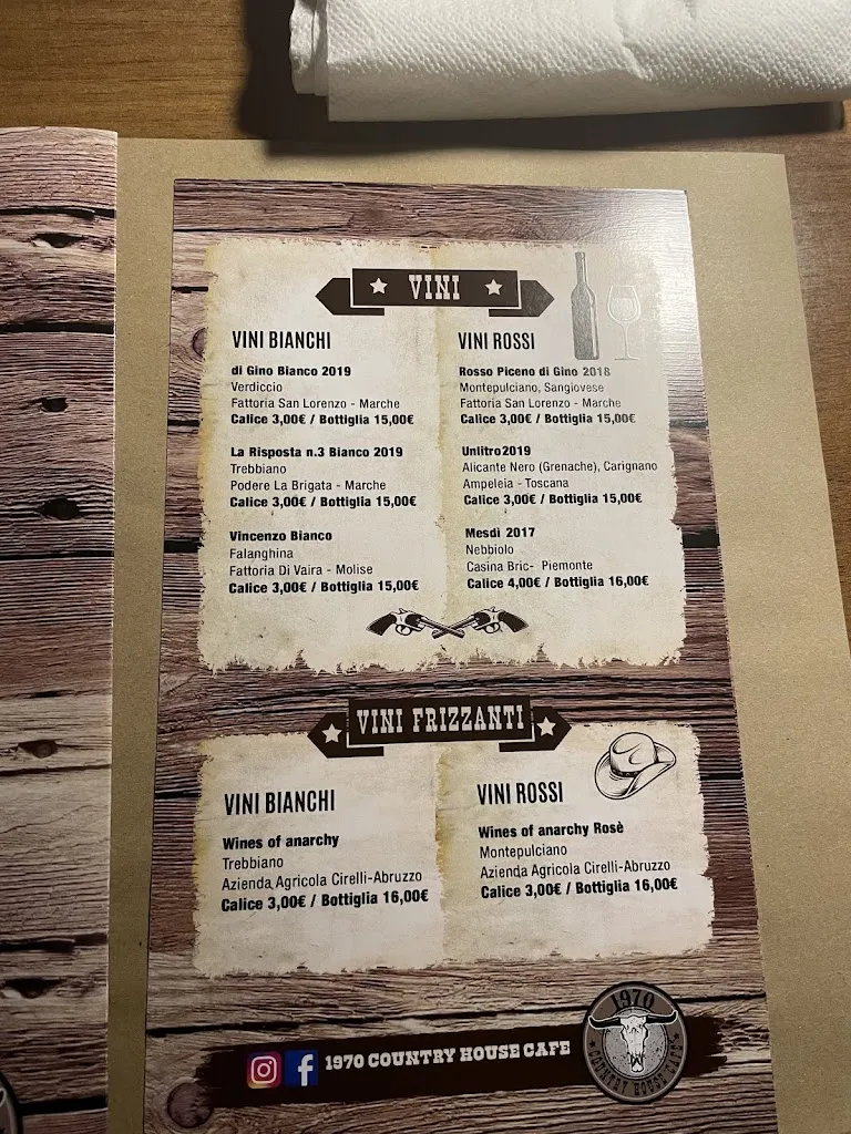 Menu_1970 Country House Cafè_Pontecorvo_image_2