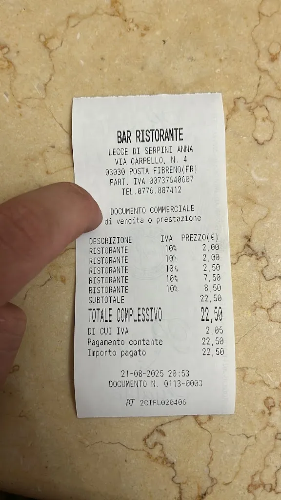 Tiziano Rongione_Ristorante Bar 