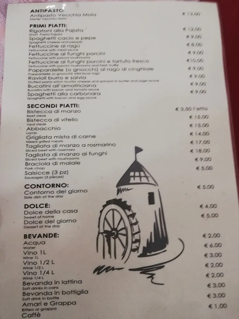 Menu_La Vecchia Mola_Ponzano Romano_image_1