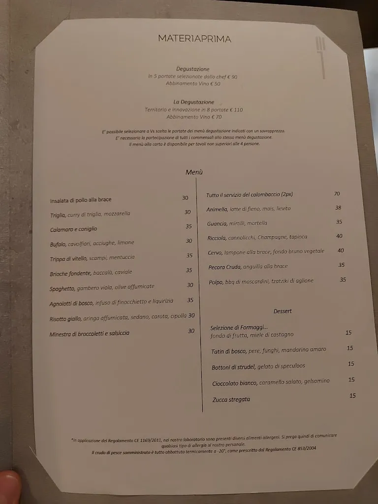 Menu_Materiaprima Osteria Contemporanea_Pontinia_immagine_3