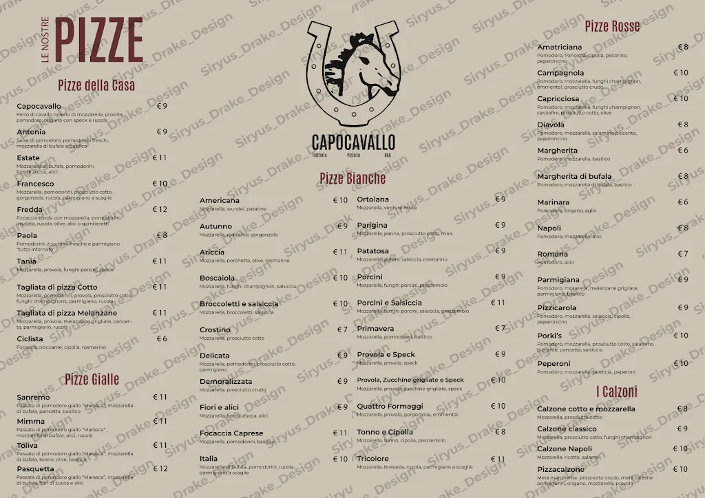 Menu_Pizzeria Trattoria Capocavallo e con Agriturismo_Pontinia_image_1