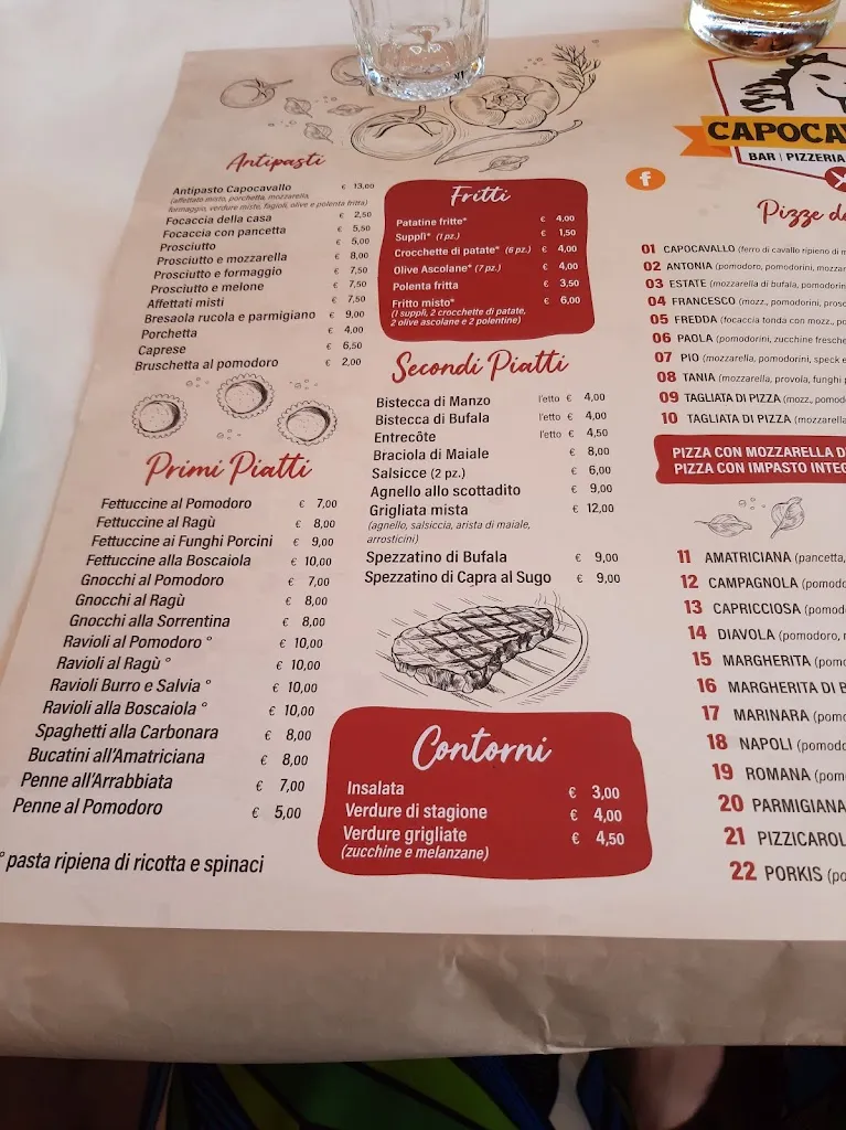 Menu_Pizzeria Trattoria Capocavallo e con Agriturismo_Pontinia_image_3